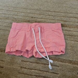 5/25 Basic Editions Coral Pink Athletic Drawstring Shorts Size 6/6x